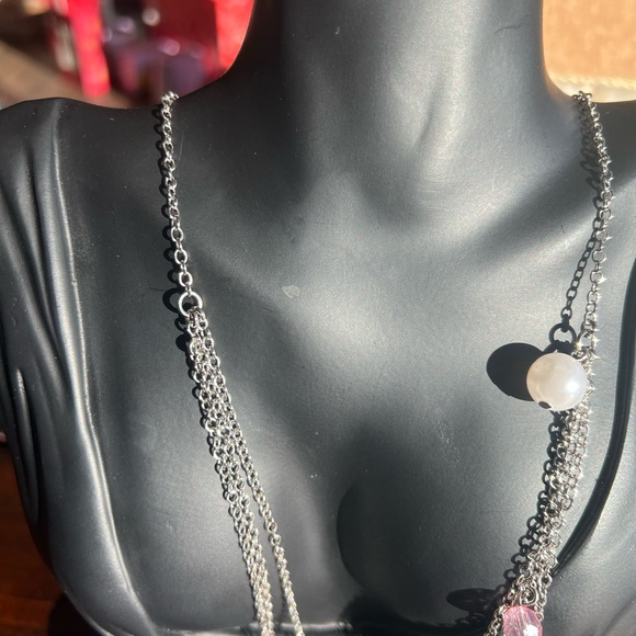 MEW DIOR SILBER LONG NECKLACE - Picture 6 of 7